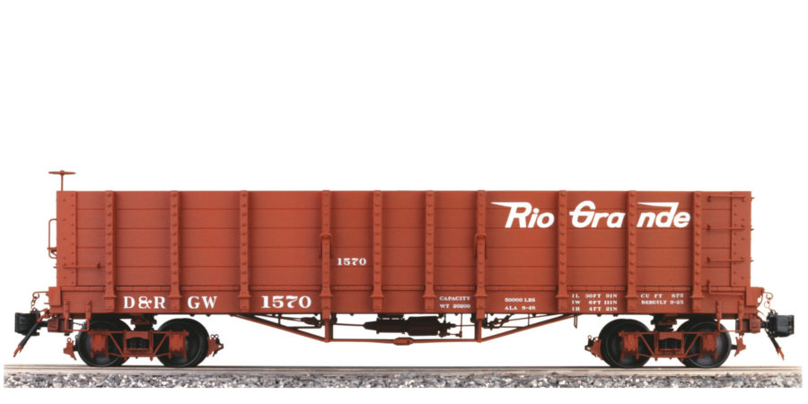 D&RGW HIGH SIDE GONDOLA