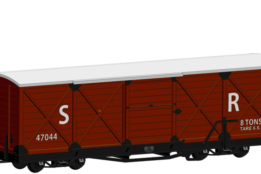 LYNTON & BARNSTAPLE ‘HOWARD’ BOGIE GOODS VAN