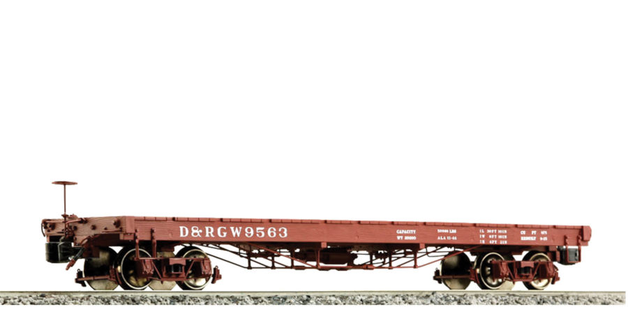 D&RGW IDLER FLAT CAR