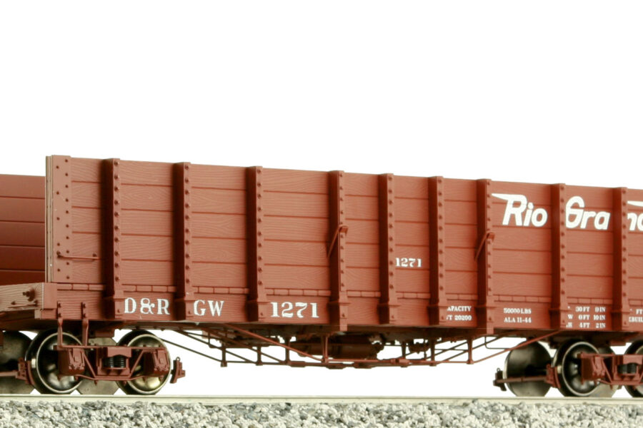 D&RGW OPEN ENDED GONDOLA